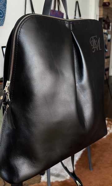 Pleated Backpack
