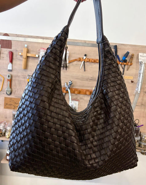 Slouchy Woven Tote